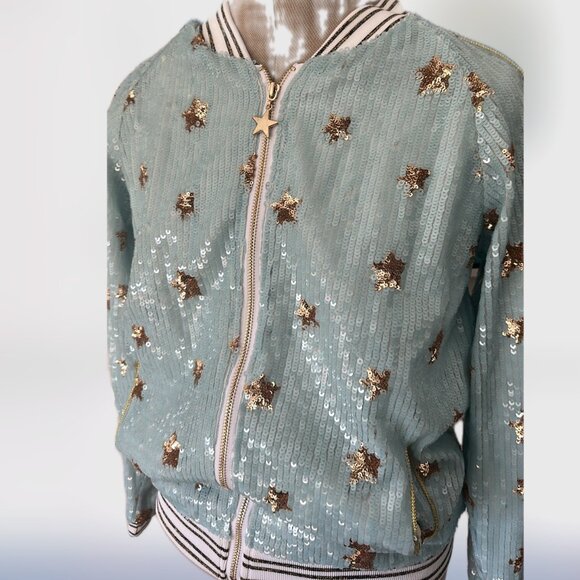 LOLA + THE BOYS | Out of This World Bomber, Blue (Size S) - Picture 11 of 11